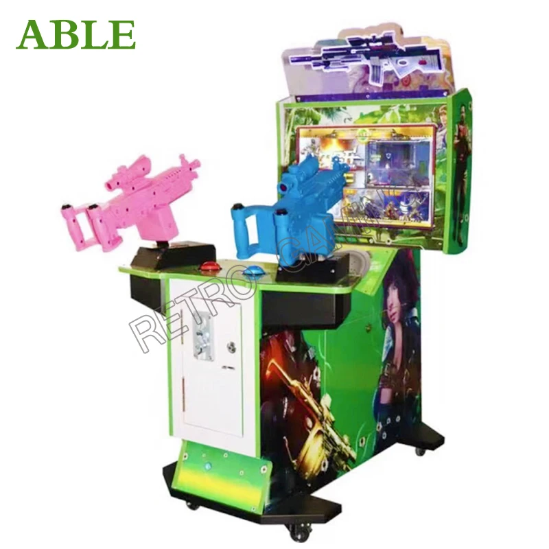 Upgraded 3 in 1 Arcade Submachine for Coin Operated Simulator Shooting Game Machine Game Aliens, Farcry, The House of The Dead 3