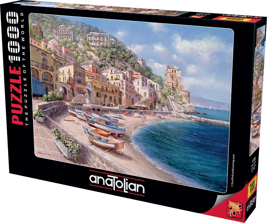 Anatolian Jigsaw Puzzle 1000 Piece Italy Sahili High Quality Puzzle Table Decoration Educational Adult Child Gift Game 66x48 cm