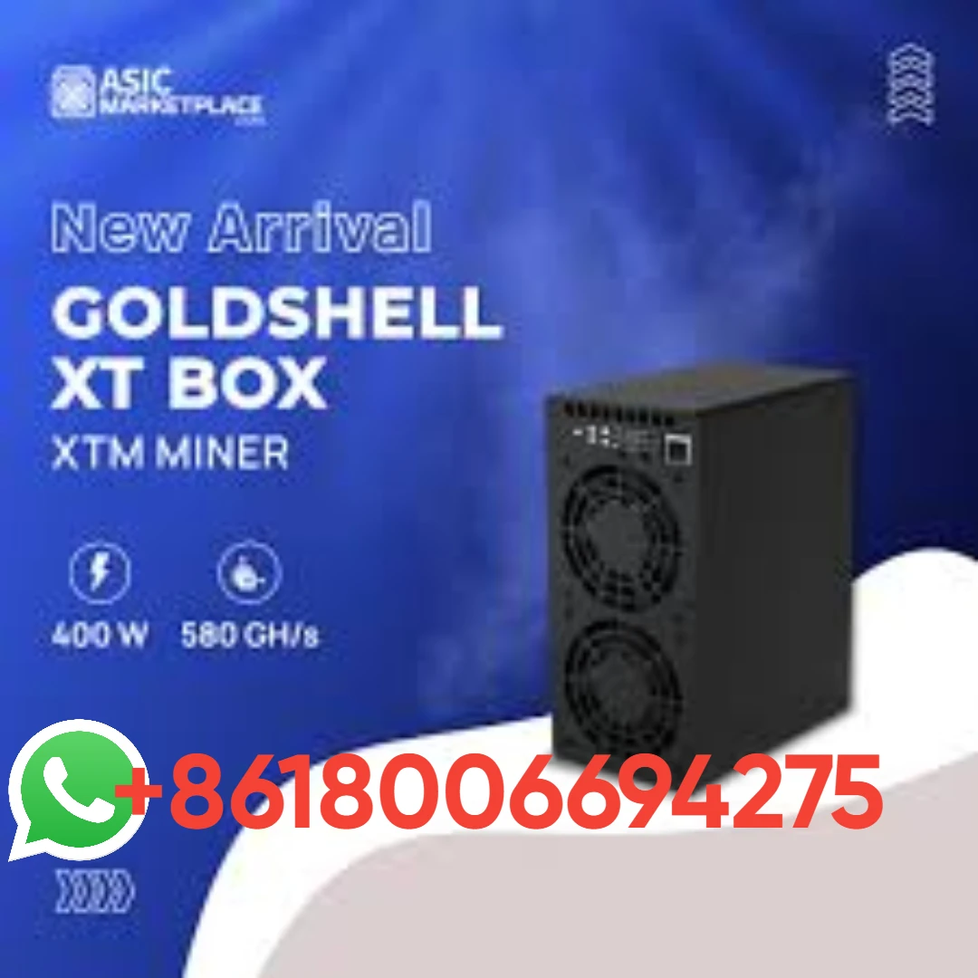 

Б. AUTHENTIC Goldshell XT Box — 580 ГГц/с, 400 Вт, высокоэффективный майнер SHA3x ASIC XTM (Tari)