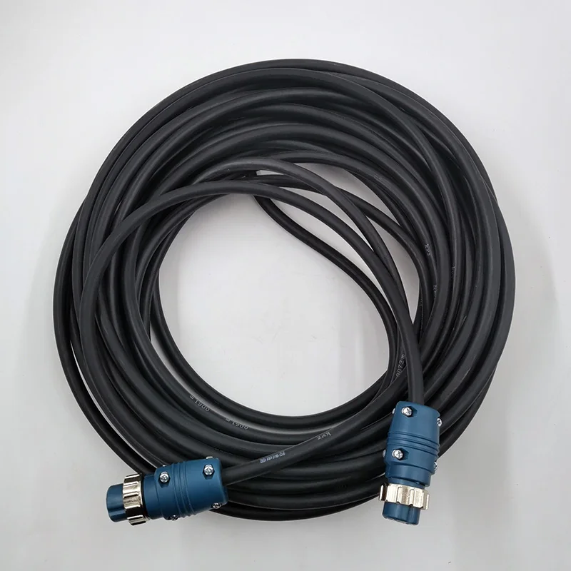 10 Meters MAG Welding Wire Feeder Cable Aviation Connector 6 Pins 7 Pins Plug Socket CO2 Gas Shielded Welding Accessories