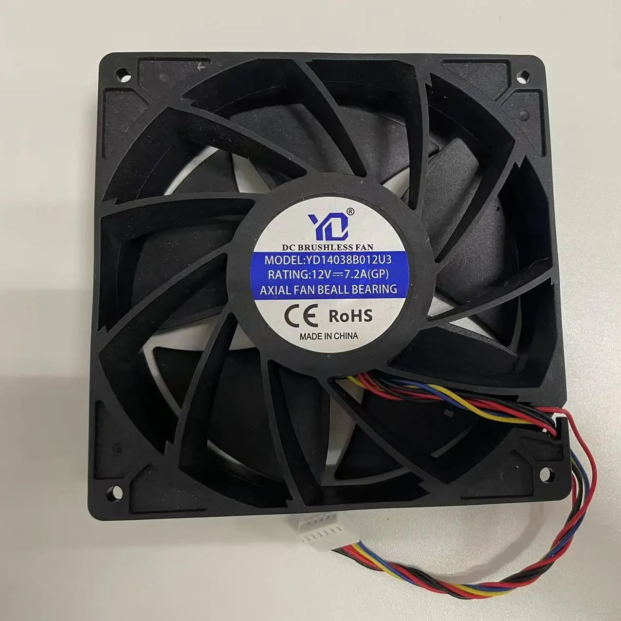 

140mm 38mm Dc Miner Fans 12v Cooling 7000 Rpm Fans For Whatsminer M20s M21s M30S M31s Miner 14038 Cooler Fan