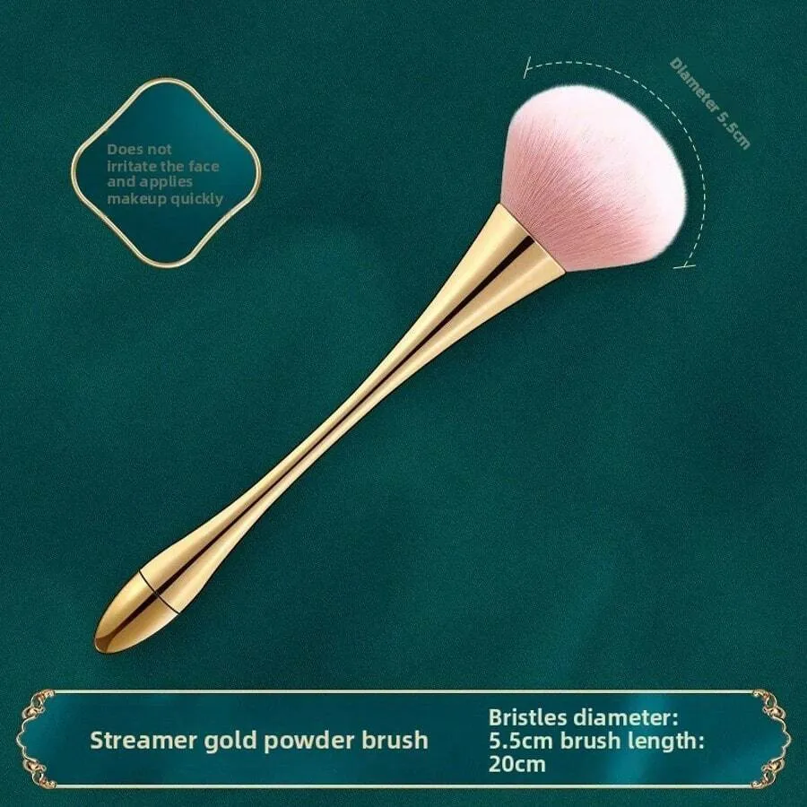 Pó blush escova profissional compõem escova grande cosméticos rosto cont cosméticos rosto cont compõem ferramenta