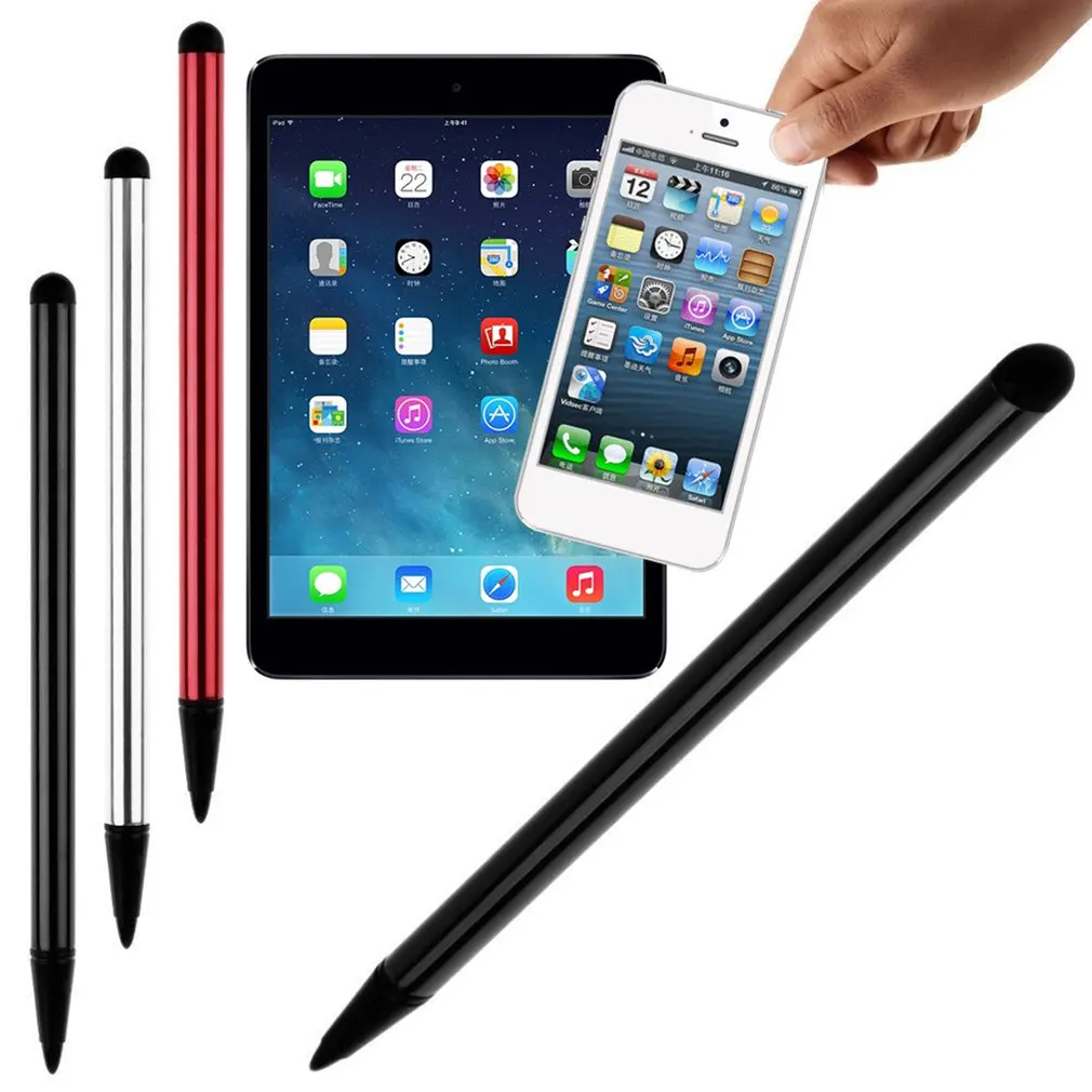 2Pcs 2 In 1 Capacitieve Resistive Pen Touch Screen Stylus Potlood Voor Tablet Ipad Mobiele Telefoon Pc Capacitieve Pen