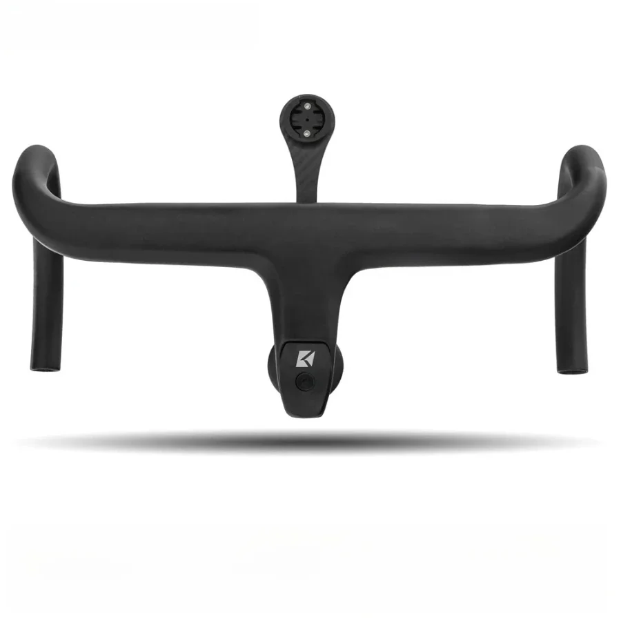 AliExpress kocevlo KOCEVLO Road Bike Full Carbon Fiber Stem Integrated Bicycle Handlebar For 28.6mm With Spacers Cycling Parts Accessories