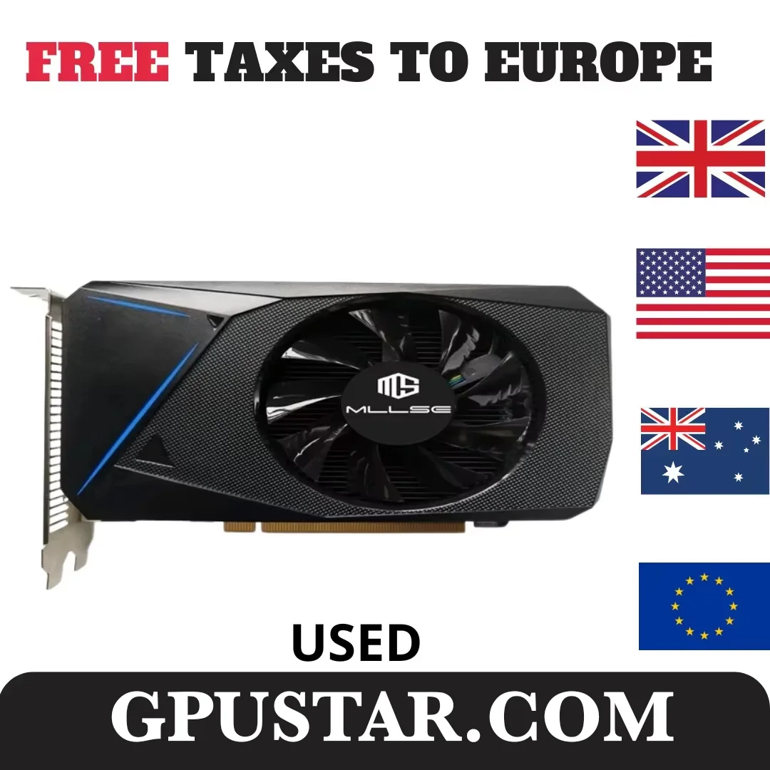 USED AMD Radeon RX 550 4GB Placa De Video Graphics Card GDDR5 128bit PCI-E X16 HDMI DP DVI rx 550 4gb Desktop Gaming Video Card