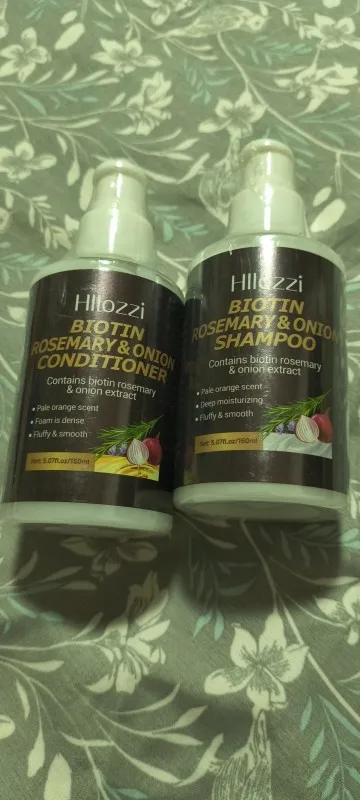 Biotin Rosemary & Onion Hair Care Set – Shampoo + Conditioner, Strengthen & Nourish, 2pcs/Set photo review