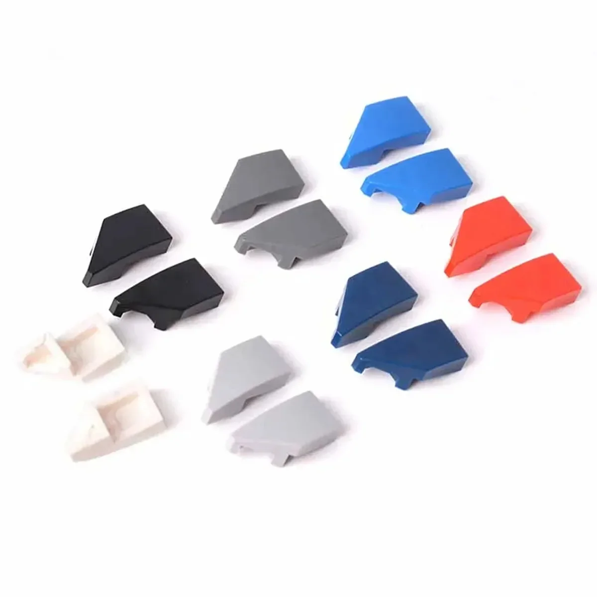 20 paires de blocs de construction 29120 29119 cale 2x1x 2/3 gauche et droite, jouet GBC modulaire en vrac pour ensemble MOC de haute technologie