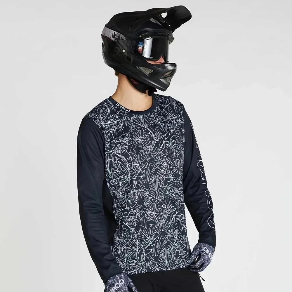 AliExpress Motorcycle Downhill Sweat Absorption Suit DHARCO Long Sleeve Breathable Jersey Mountain Bike Off-Road Riding Quick Dry Suit