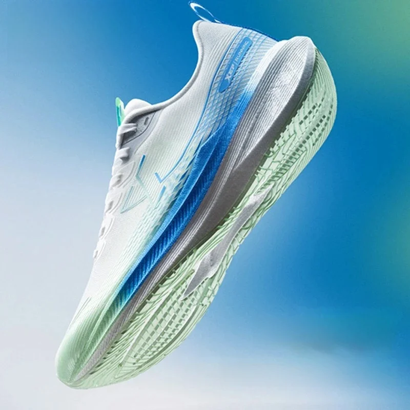 Męskie buty do biegania Xtep Kunpeng Lato 2024, lekkie, oddychające, amortyzujące, amortyzujące buty sportowe z odbiciem 875219110025 — zdjęcie 2