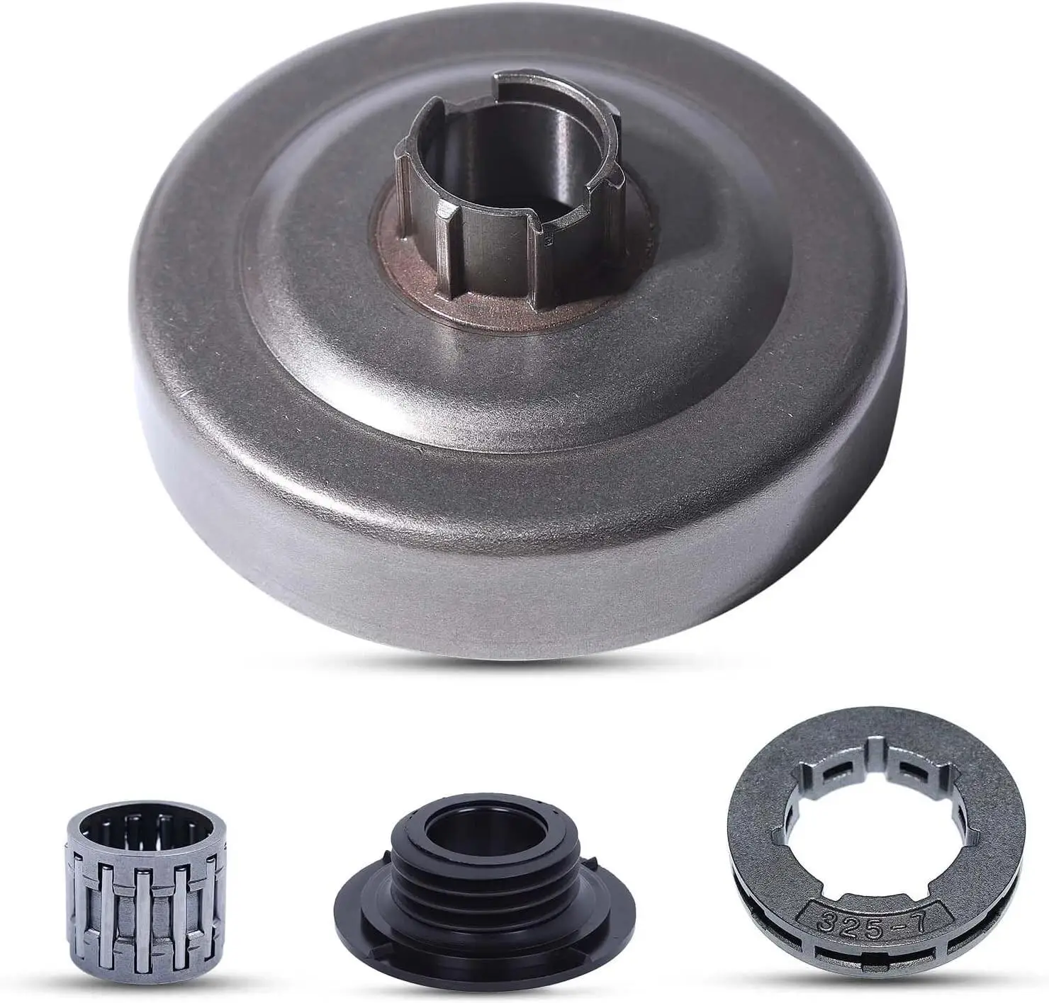 

.325" Rim Sprocket Clutch Drum Worm Gear For Husqvarna 460 455 455 Rancher 460 461 Chainsaw 537291702 537252601