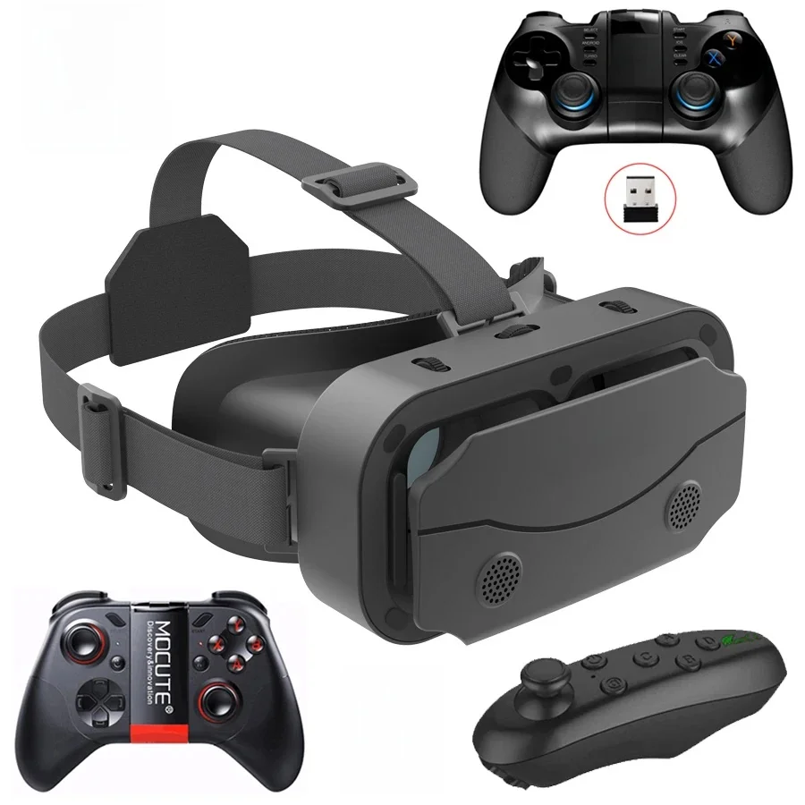 Okulary VR 3D Wirtualna Rzeczywistość Zestaw Gogle Inteligentne Do Smartfonów Telefon Komórkowy Gra Viar Viewer — 2