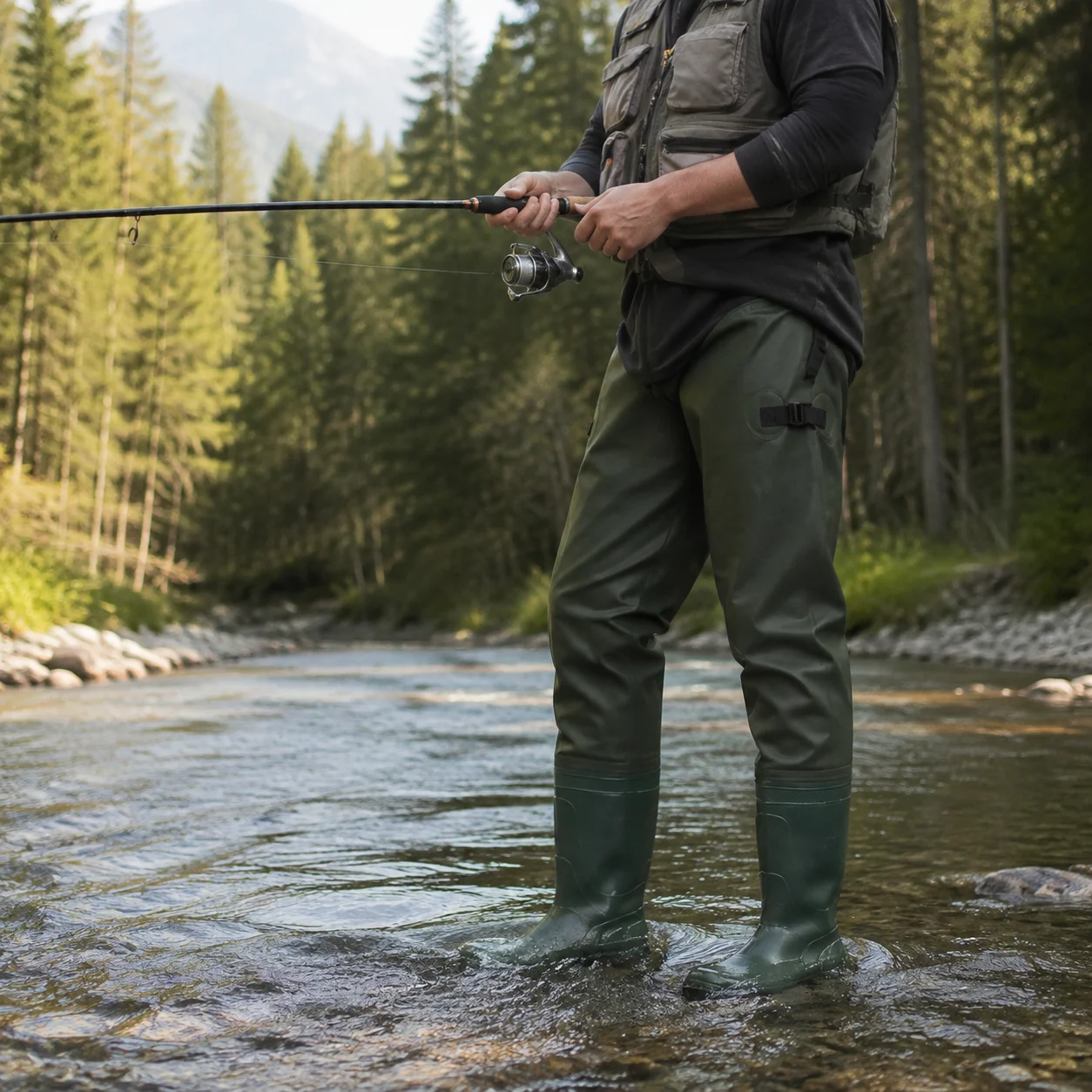 Pantalones de pesca impermeabl - Fishing Waders Breathable reseña y precio
