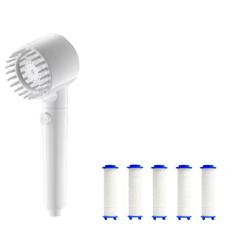 Shower for Bathroom Accessories Three Level Adjustment Showerhead Pressurization Head Massage Knobs Filter Set Showers Parts - Image 8