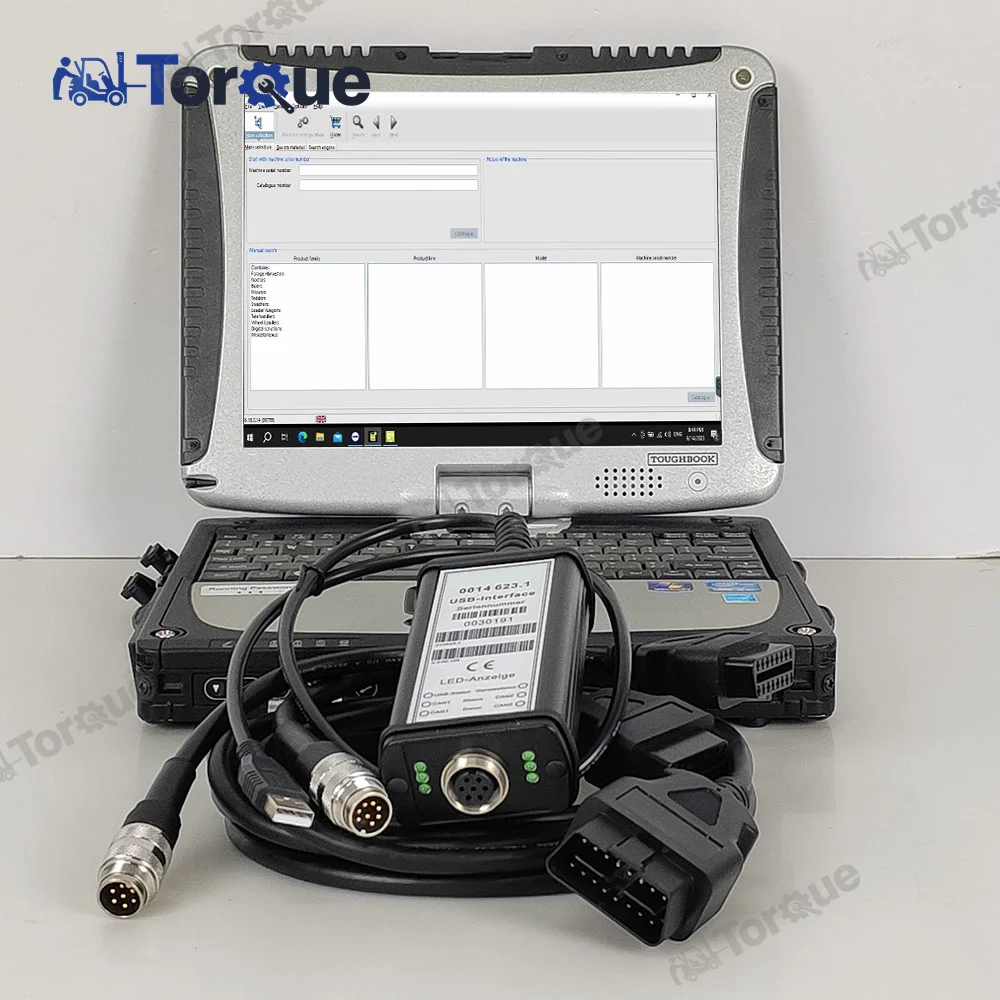 For Claas agriculture construction truck MetaDiag excavator For CLASS diagnostic tool Support Protected Parameters CF19 laptop