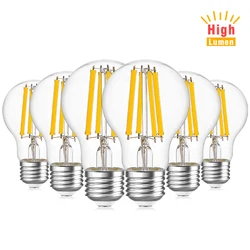 GANRILAND A19 E27 Edison Led Filament Light Bulb Dimmable 12W High Lumen 1521lm Vintage 2700K Bulbs For Pendant Decorative Lamp