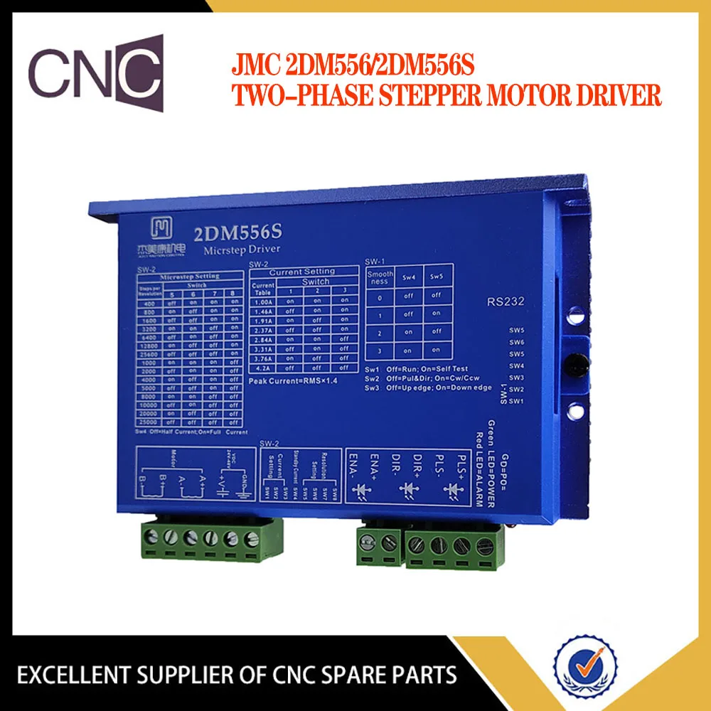 Imagem -04 - Jmc Driver de Motor de Passo Bifásico 2dm556 2dm556s com Motor de Passo Nema57 86 Frequência 250khz 36v 56a Driver de Velocidade do Motor