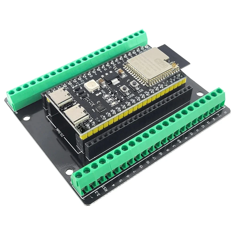 ESP32 S3 ontwikkelbord met uitbreidingsadapterkit 2.4G Wifi BT module MCU ESP32-S3 N16R8 44-pins Type-C ESP32-S3 - afbeelding 2