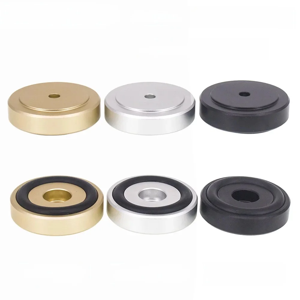 4 szt. 40*10mm aluminiowe nóżki wzmacniacza amortyzator wzmacniacz gumowe nóżki HIFI stopy gramofonu głośnik audio izolacja stóp Pad — zdjęcie produktu 7