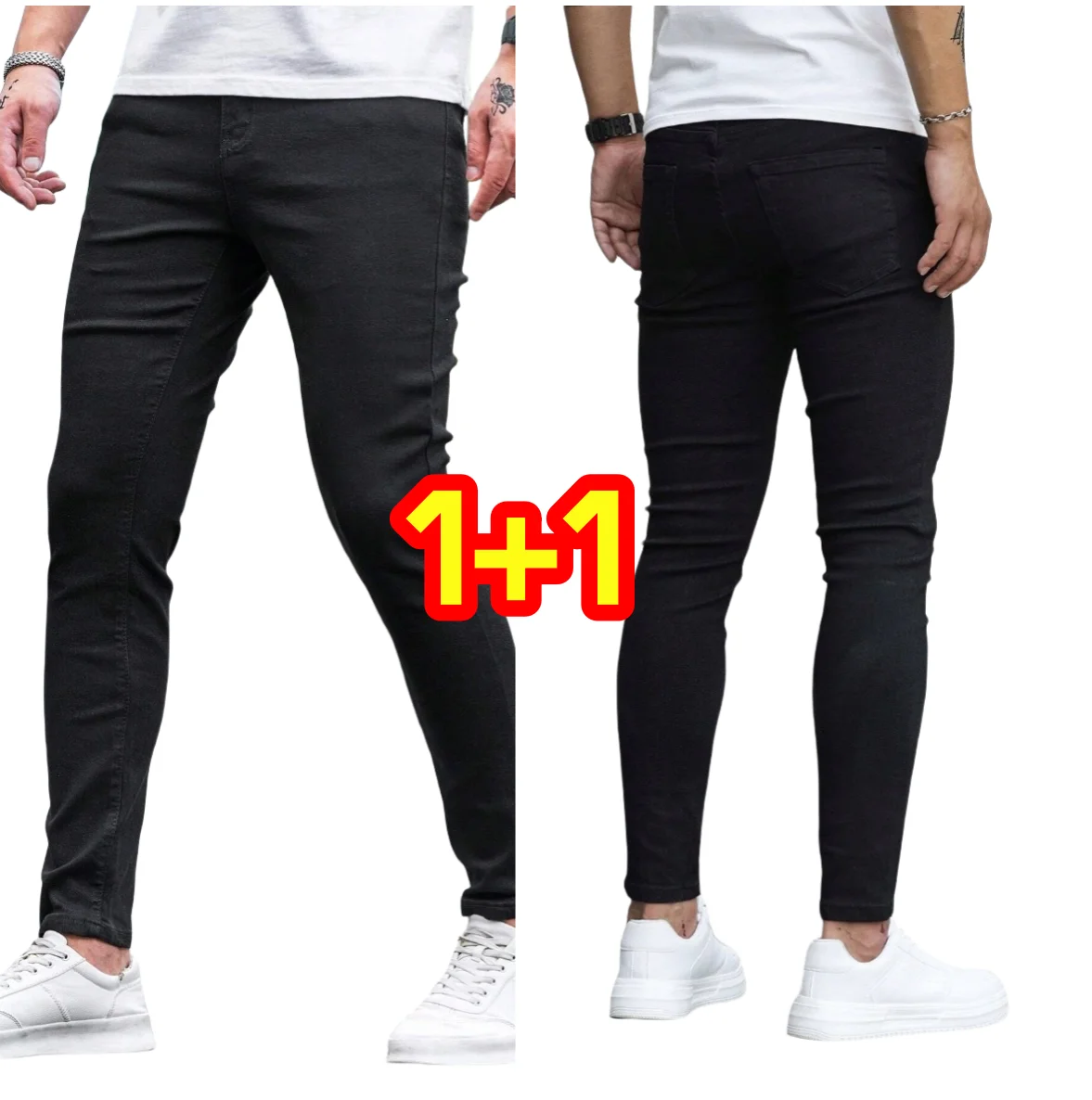 2-Pack Men's Slim Fit Distressed Blue Jeans