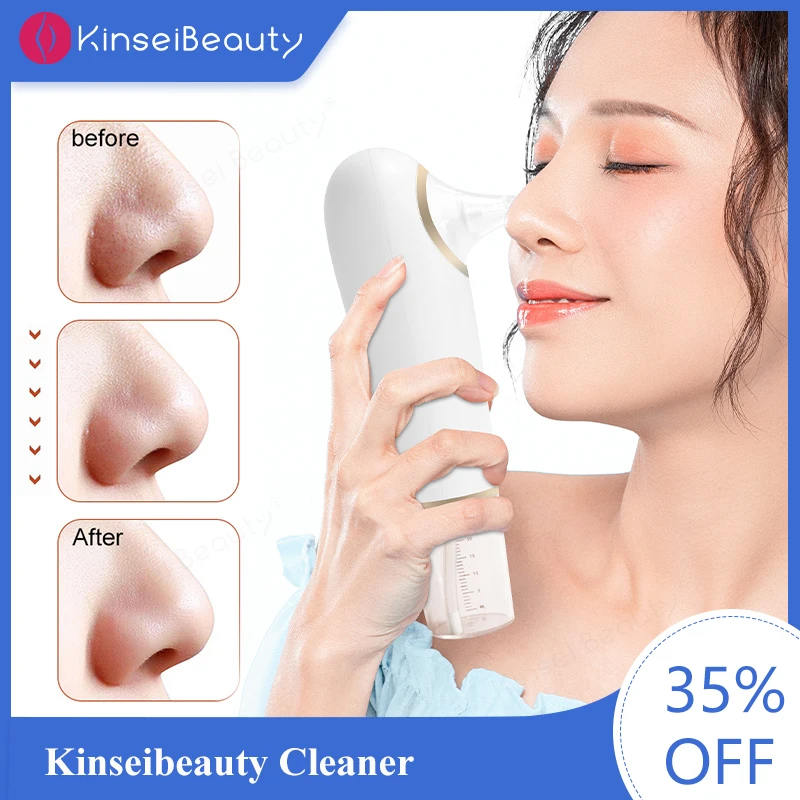 KinseiBeauty Electric Face Cleaner Blackhead Remover Water Cycle Deep Pore Cleansing Face Acne Pimple Removal Suction Beauy Tool