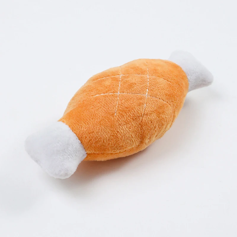 Interactive Plush Squeaky Dog Toy - Durable Chew And Molar Plaything For Small Breeds