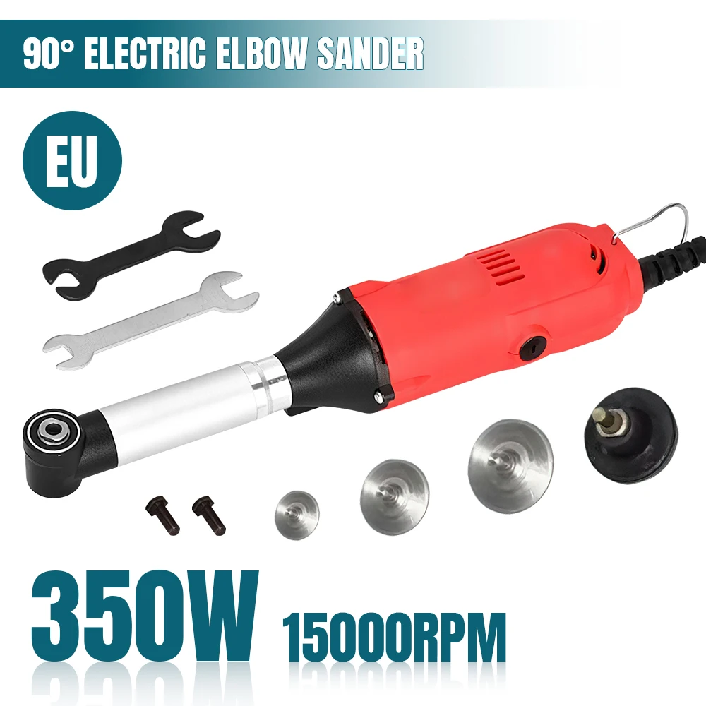 90 °   Rectifieuse électrique coudée pour bijoux, broyeur dentaire pour bois, polisseuse, outils de nettoyage de carreaux de céramique