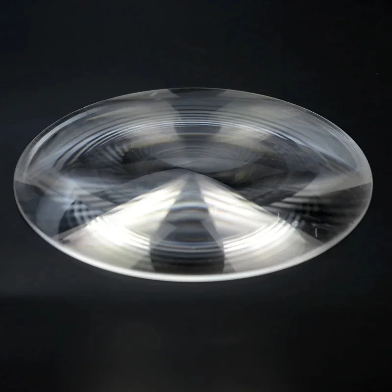 200mm Soczewka Fresnela Ogniskowa 100mm 120mm 140mm 150mm 160mm 180mm 200mm 220mm Koncentrator słoneczny Optyczny obiektyw LED PMMA — zdjęcie 2