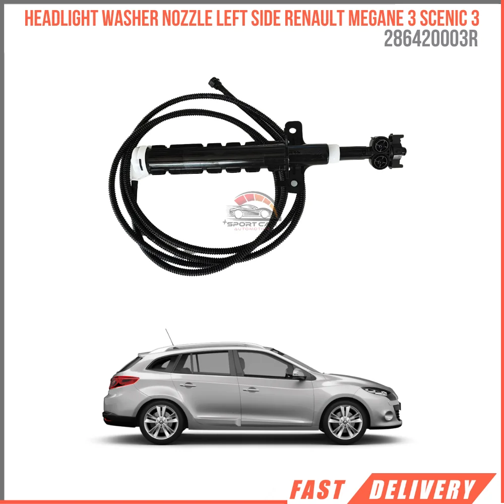 

For Headlight washer nozzle left side Renault Megane 3 Scenic 3 286420003R fast shipping reasonable price high quality