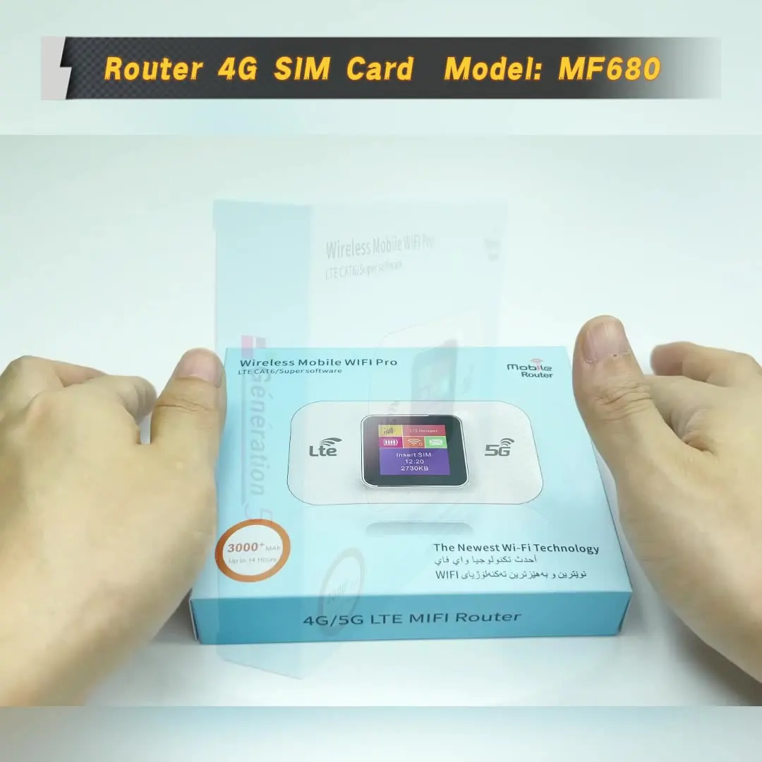 4G Router Mifi Wireless WiFi Router Portable Wi-Fi portable Type-C mobile router