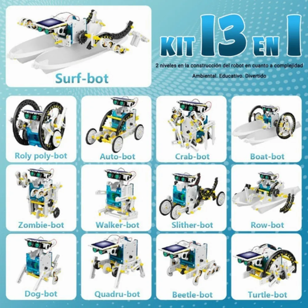 Solar Robot Educational Toy Gift for Children 8 to 14 Years Lab.G