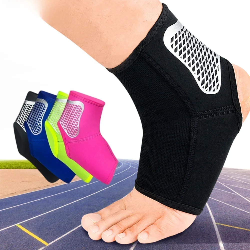 AliExpress MTATMT 1Pc Sports Ankle Support Socks Elastic Breathable Foot Brace Sprain Protector for Cycling Running Basketball Football Fitness