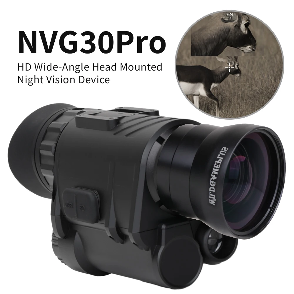 NVG50 NVG30 gen2 helmet night vision goggles wide view 50° long range 940nm infrared digital night vision monocular telescope