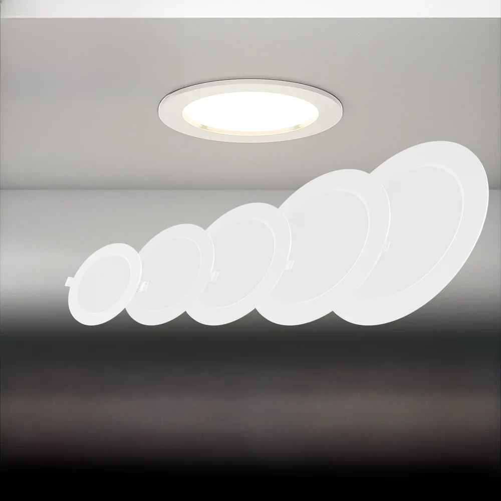 25W LED Ceiling Lamp Recessed Round Downlight 220V Indoor Spot Light 5W 10W 15W 20W 240V For Living Room Bedroom Cold/Warm White