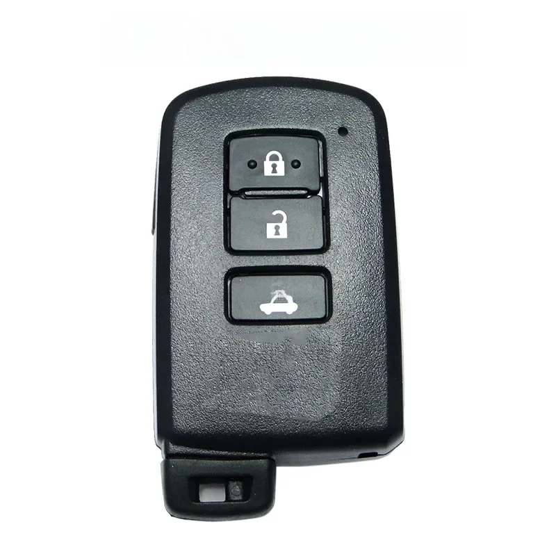 AX dla Toyota Camry Corolla Avalon Rav4 Land Cruiser kluczyk samochodowy z pilotem ochraniacz uchwytu 3 przycisk klucz silikonowy pokrywa breloczka z pilotem — zdjęcie 2