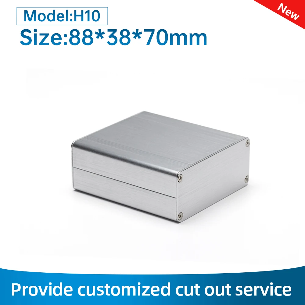Oem High Quality Custom Split Type Case Fabrication Electronic Instrument Box Aluminum Extrusion Enclosure H10 88*38MM