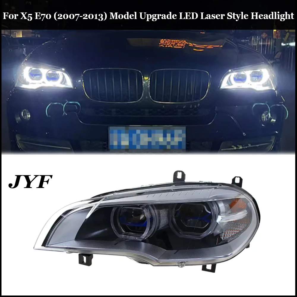 

Car Head Lamp For BMX X5 E70 LED Laser Style Headlight 2007-2013 Turn Signal Front Beam Daytime Running Singal Light Accessories