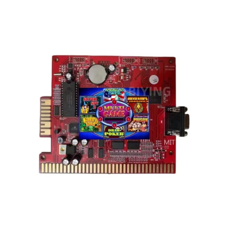 6X 6-in-1 Multi-Game Motherboard PCB Board for LCD Game Machine Arcade Machine Replacement Mainboard