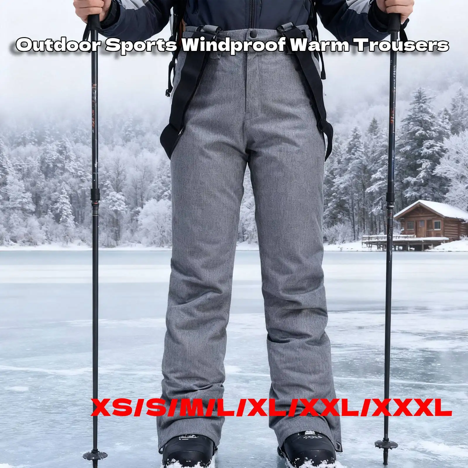 

Outdoor Waterproof Insulated Snowboard Trousers Snow Trousers Women Comfortable Overalls Warm Lightweight Men's Winter Pants
