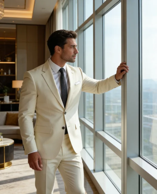 

New Men Business Suit Groom Groomsman Tuxedos Wedding Party Prom Casual Formal Occasion 2 Piece Set Jacket Pants