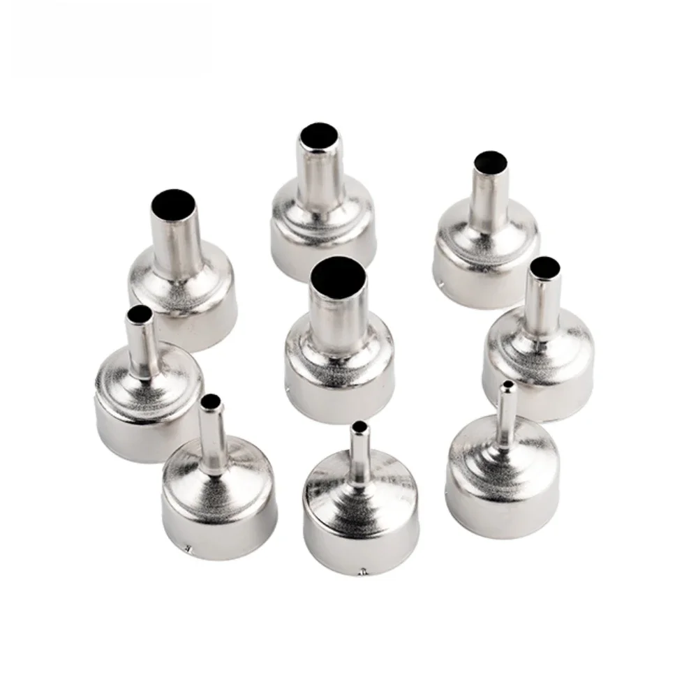 JCD-Buse de soudage pour odorà air chaud, en acier inoxydable, différentes buses pour 8858, 8898, 858D, 8908, 8206, 9 pièces/ensemble