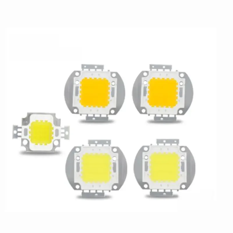 LED puce perle haute puissance lampe perles 10W 20W 30W 50W 100W blanc chaud/blanc pour bricolage LED projecteur ampoules