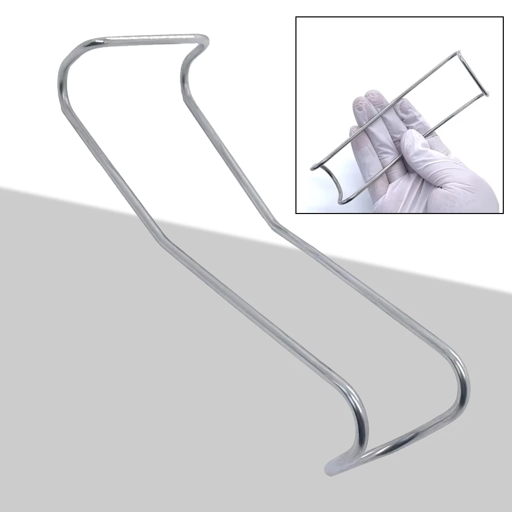 

1pcs Dental Mouth Retractor Stainless Steel Cheek Lip Retractor for Implant Surgery Orthodontic Autoclavable Dental Tool