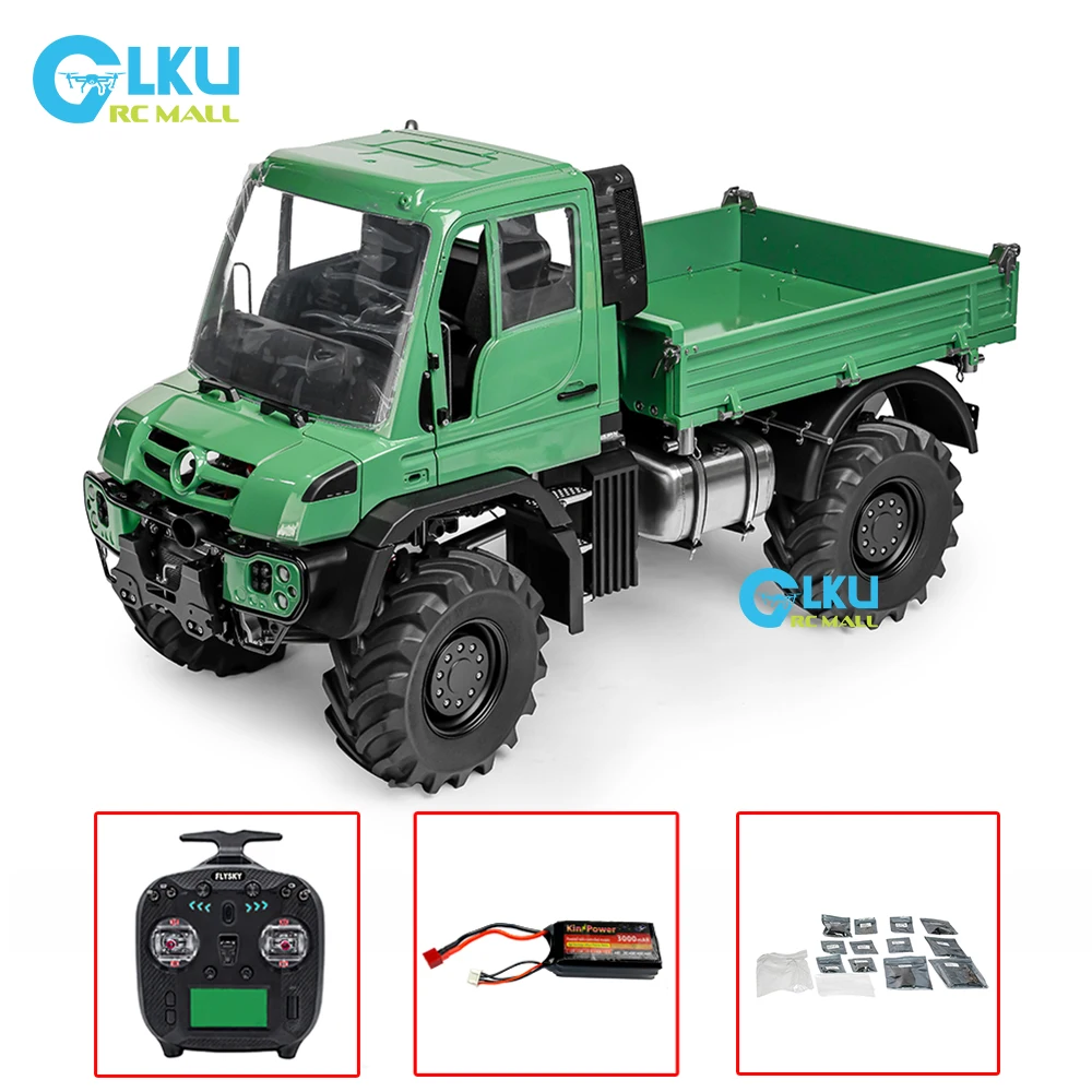 1/14 4*4 U535 Green RC Simulation Alloy Off-road Climbing Car Model