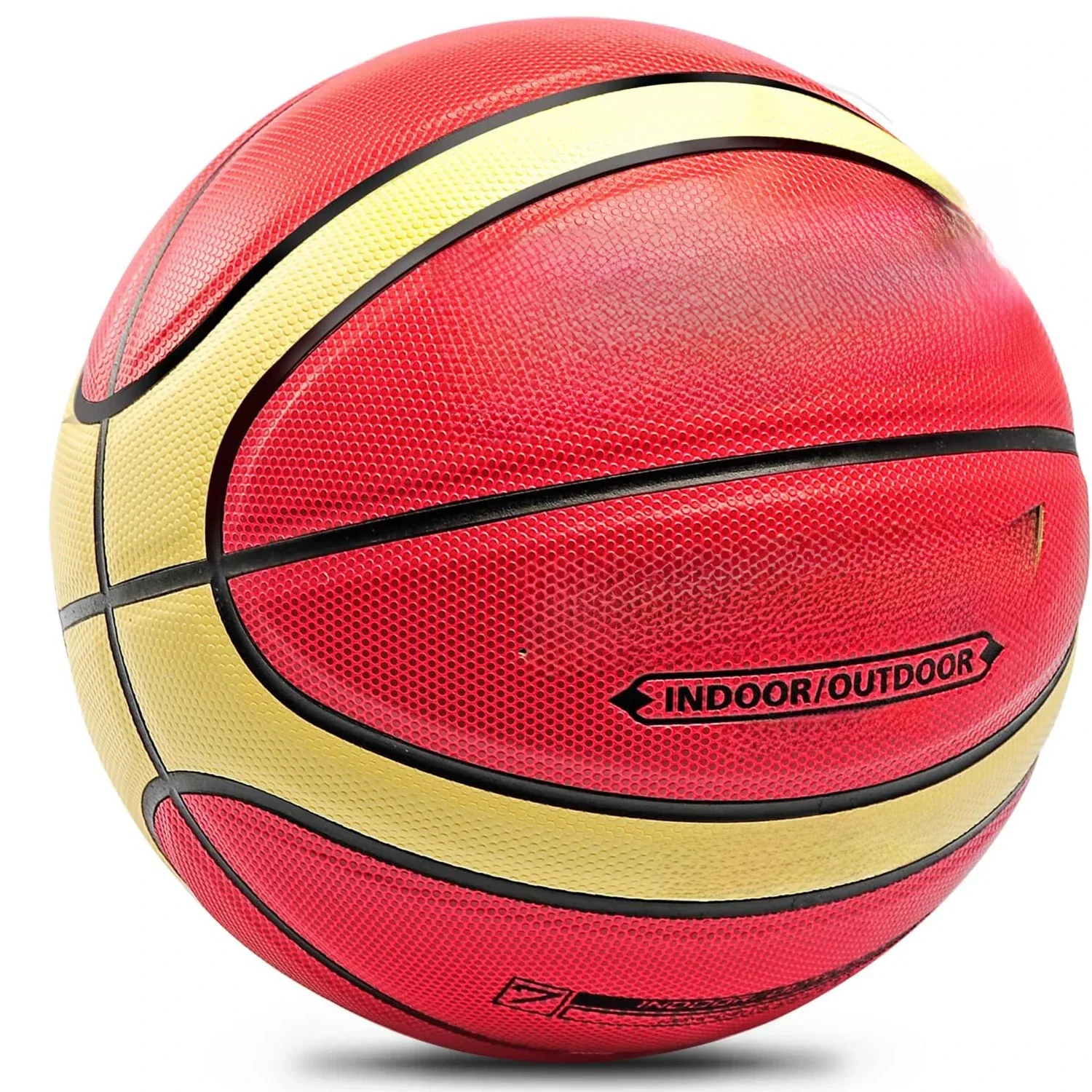 Basket-ball fondu XJ1000 taille 6, 7 basket-ball en cuir PU résistant à l'usure pour entraînement intérieur/extérieur