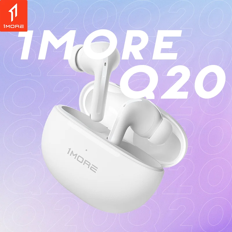 

Новые беспроводные наушники 1more ANC Q20 Bluetooth 5,3 IPX4 TWS с быстрым сопряжением