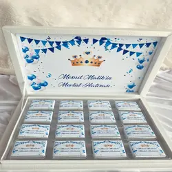 Can be customized 48 PCs Chocolate Baby Shower Wedding Invitation Engagement Party Birthday And For All Events