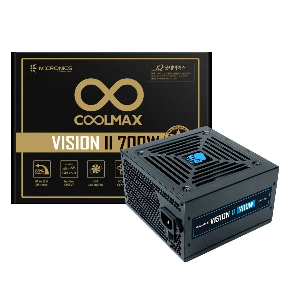 COOLMAX VISION II 700W PC POWER SUPLYMICRONIC