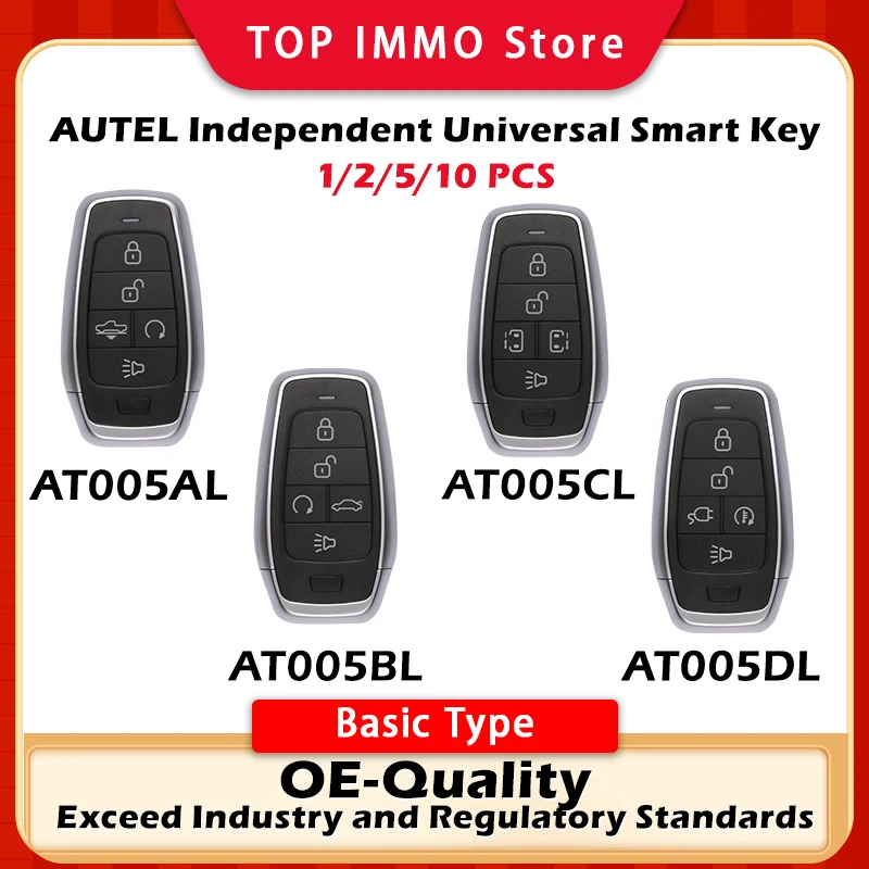 

Autel Ikey AT005AL AT005BL AT005CL AT005DL Universal Smart Remote Key Use for KM100 IM508 IM608Pro II XP400Pro 1/2/5/10 Pcs/Lot
