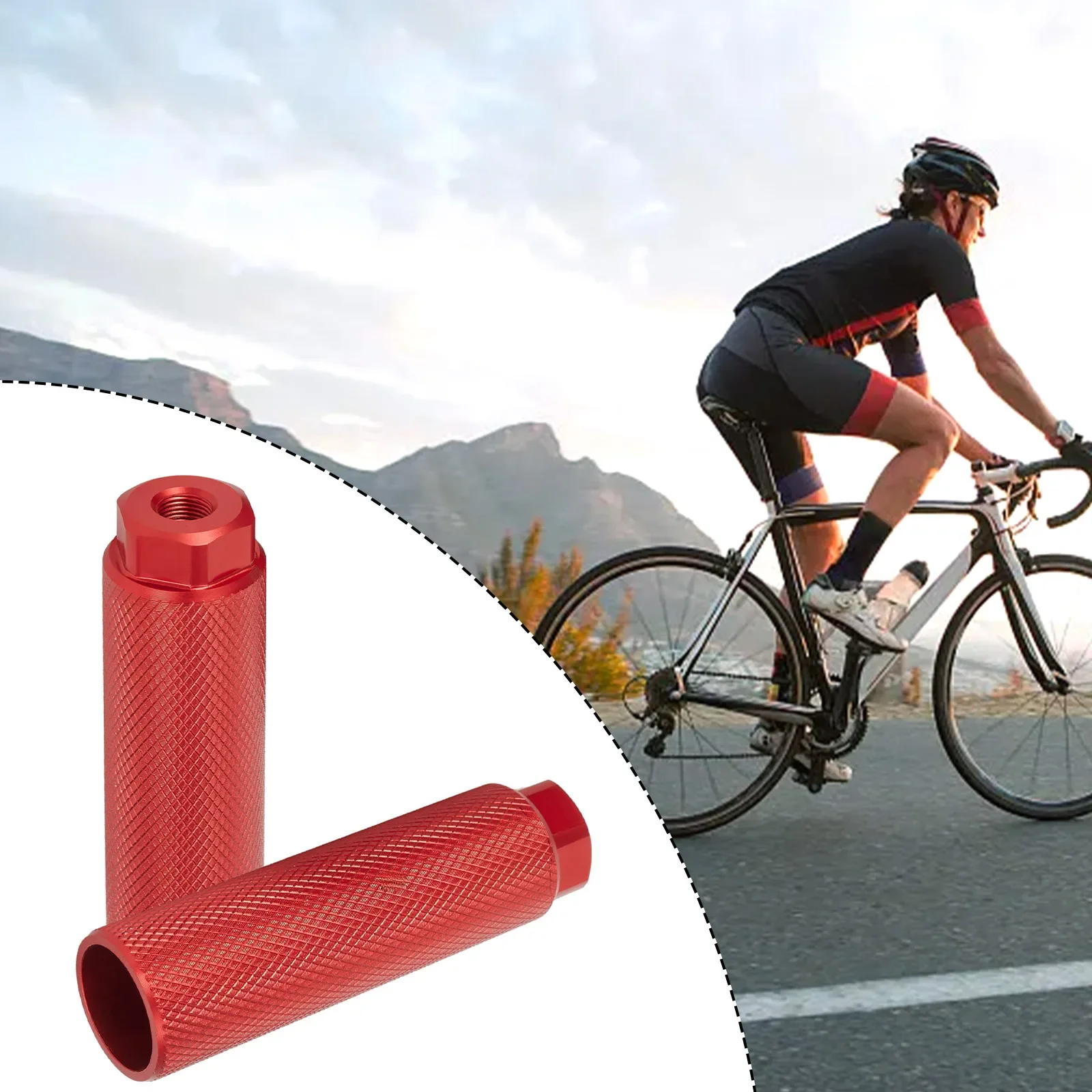 AliExpress Bike Pegs Aluminum Alloy Anti-Skid Foot Bicycle Pegs  Pegs For Mountain Bike Cycling Rear Stunt Pegs