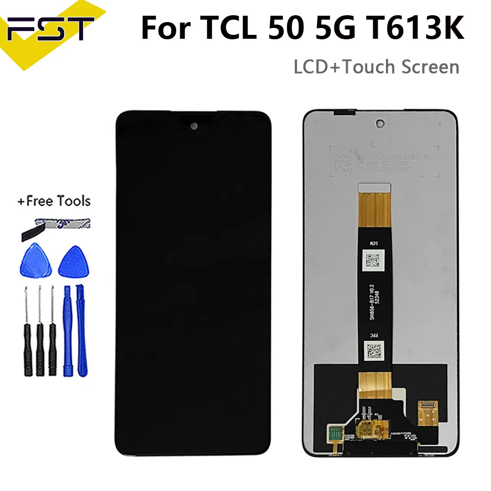 

Оригинальный протестированный ЖК-дисплей 6,6 дюйма для TCL 50 5G T613K с сенсорным экраном, дигитайзер, полная сборка для TCL 50, детали для ремонта ЖК-дисплея